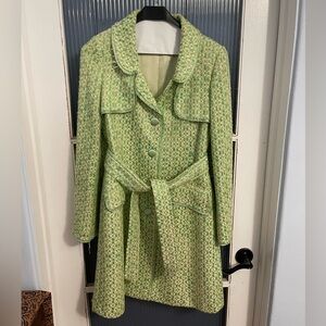 Vintage Banana Republic Lime Green Tweed Jacket - Gilmore Girls Lorelai Gilmore